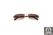 Cartier T8200647 C DECOR RIMLESS SUNGLASSES